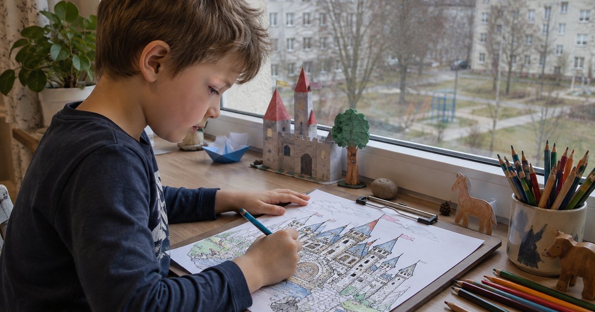 Раскраски для детей 6-7 лет: 30 листов распечатать бесплатно